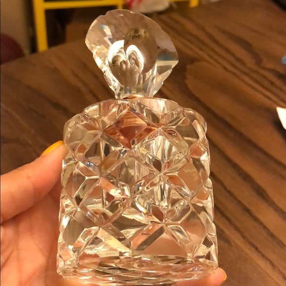 NEVER USED: Crystal Perfume Bottle - Picture 2 of 3